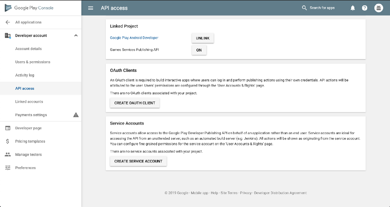 Experimental - Account Linking and Automatic Login with Google Play - Ape  Apps